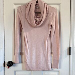 LOFT Soft Pink Cowl Neck Sweater